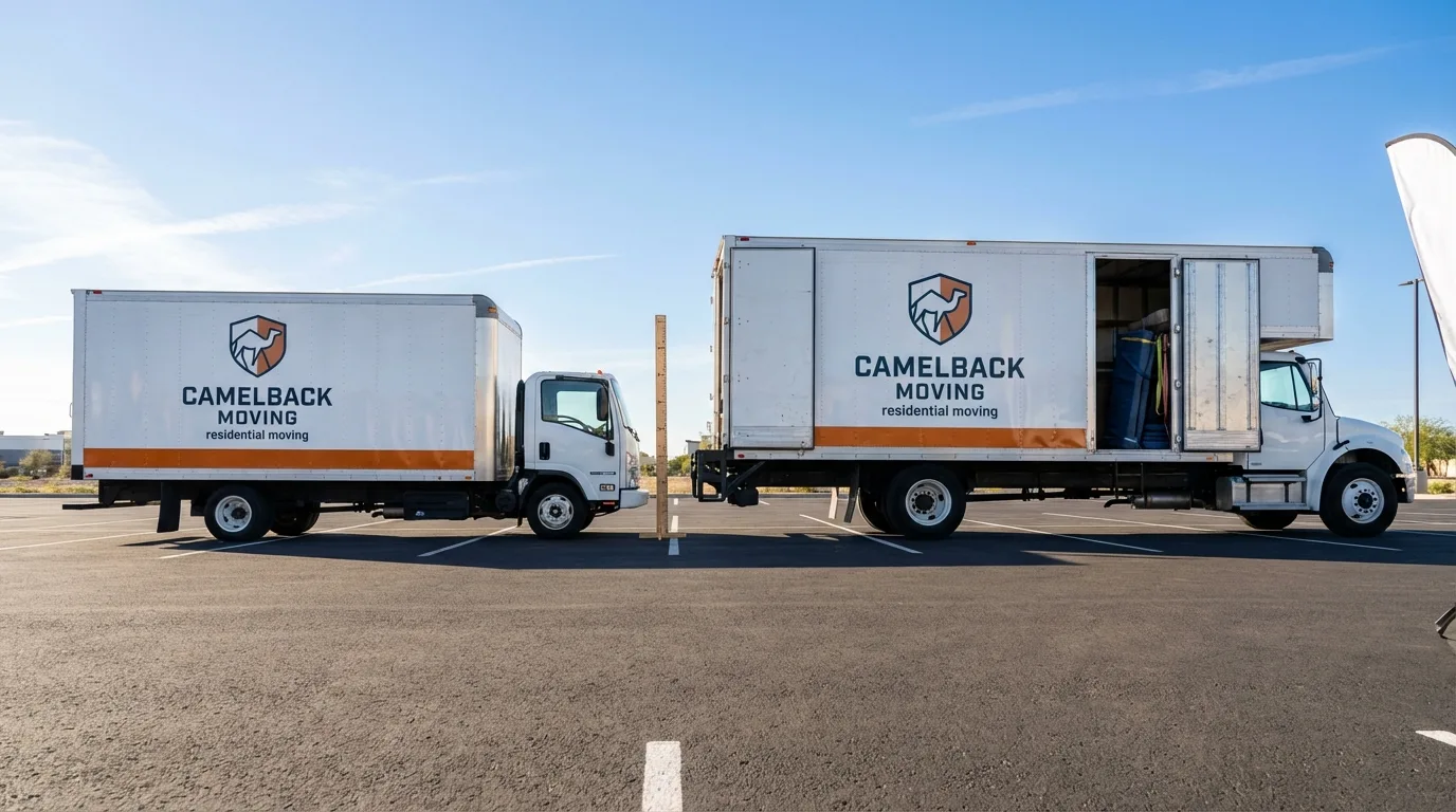 Moving truck size capacity guide in San Lorenzo